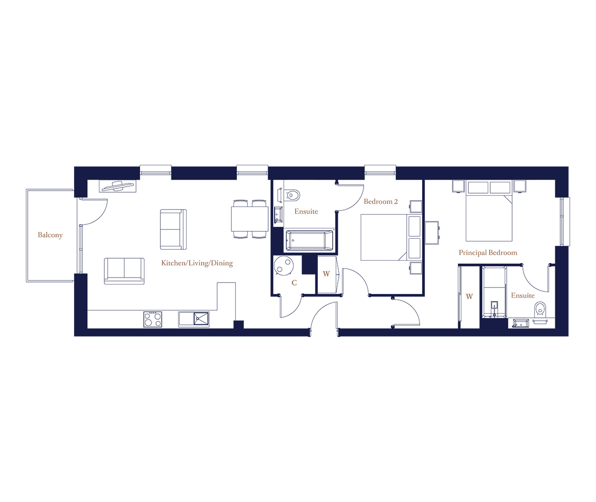 THE CROXLEY - The Laundry Works - Weston Homes