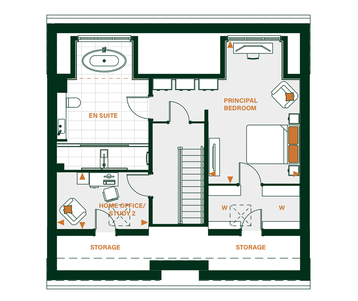 TYPE H - Thornwood Park - Weston Homes