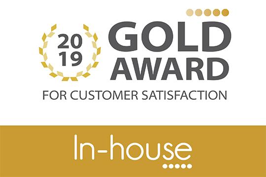 Gold Award 2019 customer satisfaction